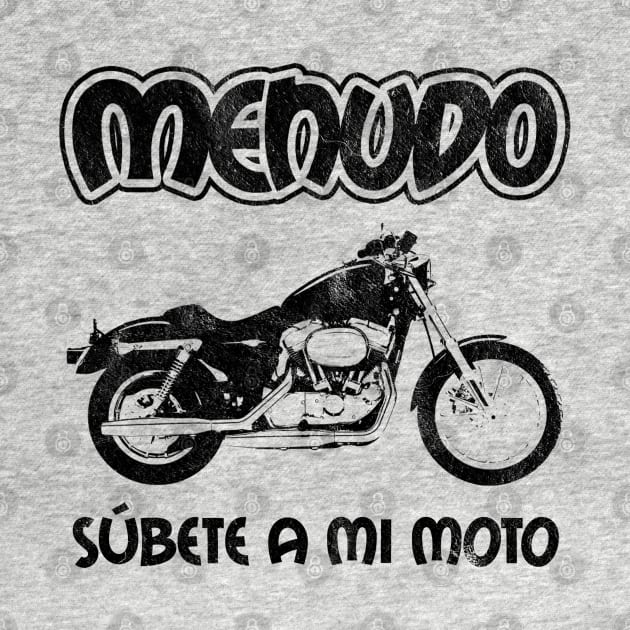 Súbete a mi Moto T-Shirt Black by hitman514